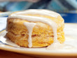 Pumpkin Orange Glazed Biscuit