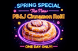 PB&J cinnamon roll