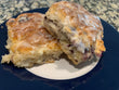 Lemon Glazed Blueberry Biscuits!