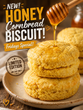 New honey Cornbread Biscuit