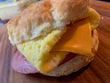 NEW- Fried Bologna, Egg and Cheese Biscuit